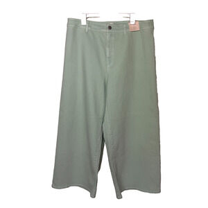 Universal Thread High Rise Sailor Wide Leg Mint Green Jeans NWT Size 17